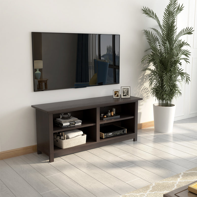 Hoamll TV Stand Wood TV Console Industrial Entertainment Center with Storage Cabinets