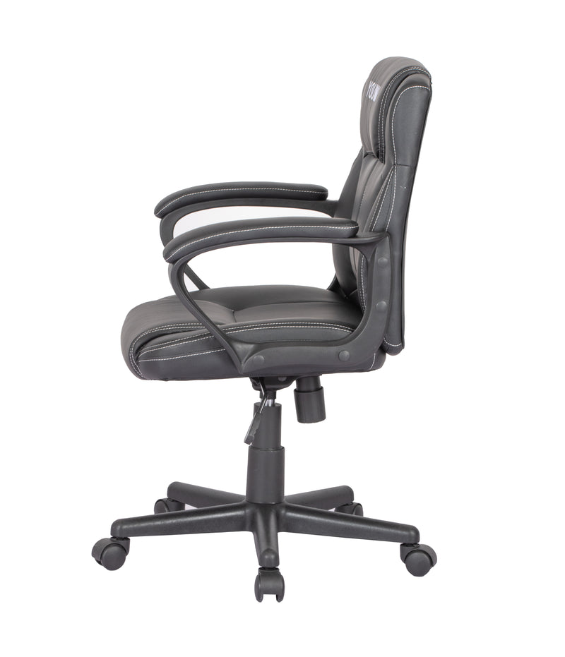 Youmi Mid Back Office Chair Computer Chair PU Leather Executive Desk Chair