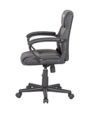 Youmi Mid Back Office Chair Computer Chair PU Leather Executive Desk Chair
