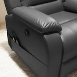 Homall PU Leather Electric Lift Recliner Chair with Dual USB Charging, Heating & Massage