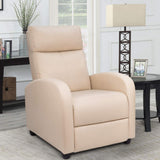 Homall PU Leather Recliner Home Theater Seating Living Room Chair
