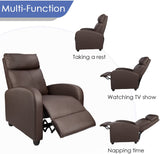 Homall PU Leather Recliner Home Theater Seating Living Room Chair