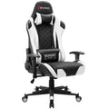 Devoko Pioneer Series Gaming Chair (White) - Furniwell