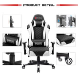 Devoko Pioneer Series Gaming Chair (White) - Furniwell