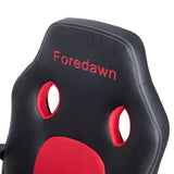 Foredawn Gaming Chair Leather Office Desk Chair Ergonomic Adjustable Swivel Executive Computer Chair