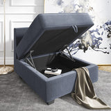 Homall Sectional Couch with Reversible Chaise, Modular Corner Sofa with Ottoman
