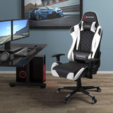 Devoko Pioneer Series Gaming Chair (White) - Furniwell
