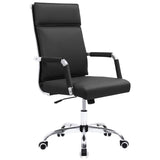 Homall Office Desk Chair Mid-Back Computer Chair Leather Executive Adjustable Swivel Task Chair Conference Chair with Armrests