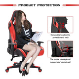 Homall Pioneer Series Gaming Chair Racing Style Height Adjustable Chair