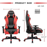 Homall Pioneer Series Gaming Chair Racing Style Height Adjustable Chair