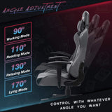 Homall Ergonomic Gaming Chair Racing Style Adjustable Height High-Back PC Computer Chair