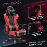 Homall Ergonomic Gaming Chair Racing Style Adjustable Height High-Back PC Computer Chair