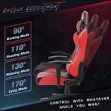 Homall Ergonomic Gaming Chair Racing Style Adjustable Height High-Back PC Computer Chair