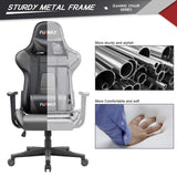 Homall High-Back Gaming Office Chair Ergonomic Racing Style Adjustable Height Executive Computer Chair,PU Leather Swivel Desk Chair