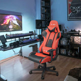 Homall High-Back Gaming Office Chair Ergonomic Racing Style Adjustable Height Executive Computer Chair,PU Leather Swivel Desk Chair