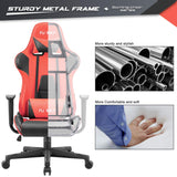 Homall High-Back Gaming Office Chair Ergonomic Racing Style Adjustable Height Executive Computer Chair,PU Leather Swivel Desk Chair