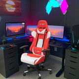 Homall High-Back Gaming Office Chair Ergonomic Racing Style Adjustable Height Executive Computer Chair,PU Leather Swivel Desk Chair