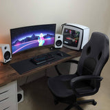 Homall Gaming Chair Leather Office Desk Chair High Back Ergonomic Adjustable Swivel Executive Computer Chair Rolling Task