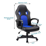 Homall Gaming Chair Leather Office Desk Chair High Back Ergonomic Adjustable Swivel Executive Computer Chair Rolling Task