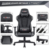Homall High-Back Gaming Office Chair Ergonomic Racing Style Adjustable Height Executive Computer Chair,PU Leather Swivel Desk Chair