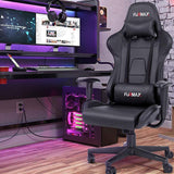 Homall High-Back Gaming Office Chair Ergonomic Racing Style Adjustable Height Executive Computer Chair,PU Leather Swivel Desk Chair