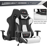 Homall High-Back Gaming Office Chair Ergonomic Racing Style Adjustable Height Executive Computer Chair,PU Leather Swivel Desk Chair