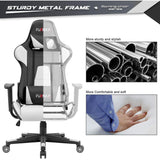 Homall High-Back Gaming Office Chair Ergonomic Racing Style Adjustable Height Executive Computer Chair,PU Leather Swivel Desk Chair
