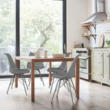 Homall Kitchen Dining Chair with Soft Padded Mid Century Shell Side Chair Armless Tulip Chair Set of 4