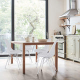Homall Kitchen Dining Chair with Soft Padded Mid Century Shell Side Chair Armless Tulip Chair Set of 4