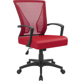 Homall Office Chair Mid Back Swivel Lumbar Support Desk Chair, Computer Ergonomic Mesh Chair with Armrest