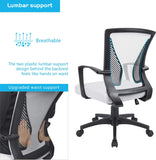 Homall Office Chair Mid Back Swivel Lumbar Support Desk Chair, Computer Ergonomic Mesh Chair with Armrest