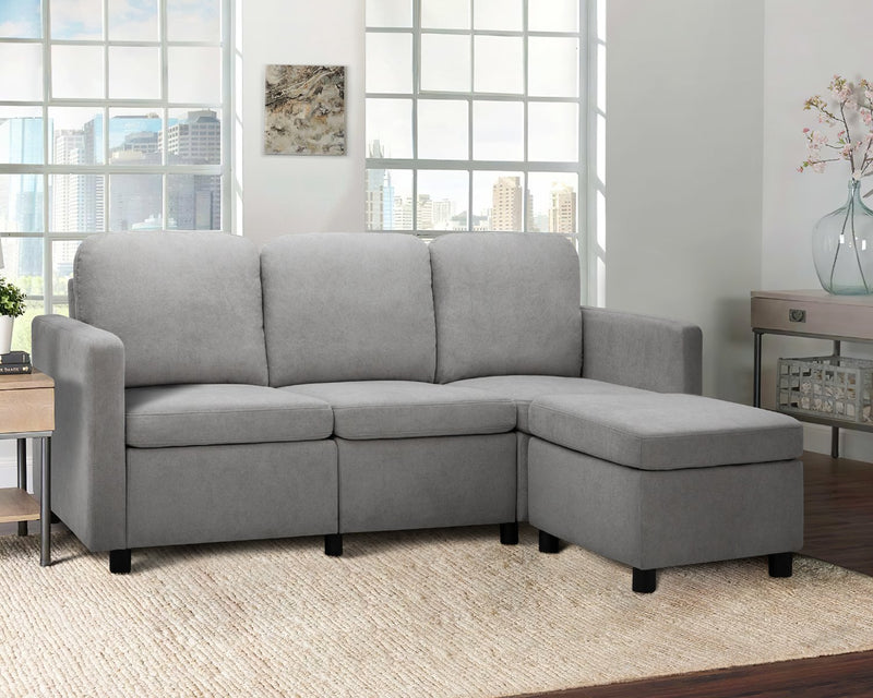  KARRISM HOMELINEN L-Shape Convertible Sofa with