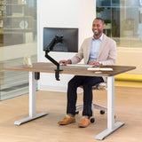Homall Electric Height Adjustable Standing Desk Home Office Workstation, 55 Inches