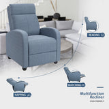 Homall Massage Recliner Chair Fabric Living Room Chair Home Theater Seating
