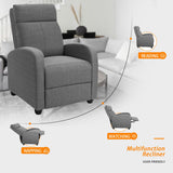 Homall Massage Recliner Chair Fabric Living Room Chair Home Theater Seating