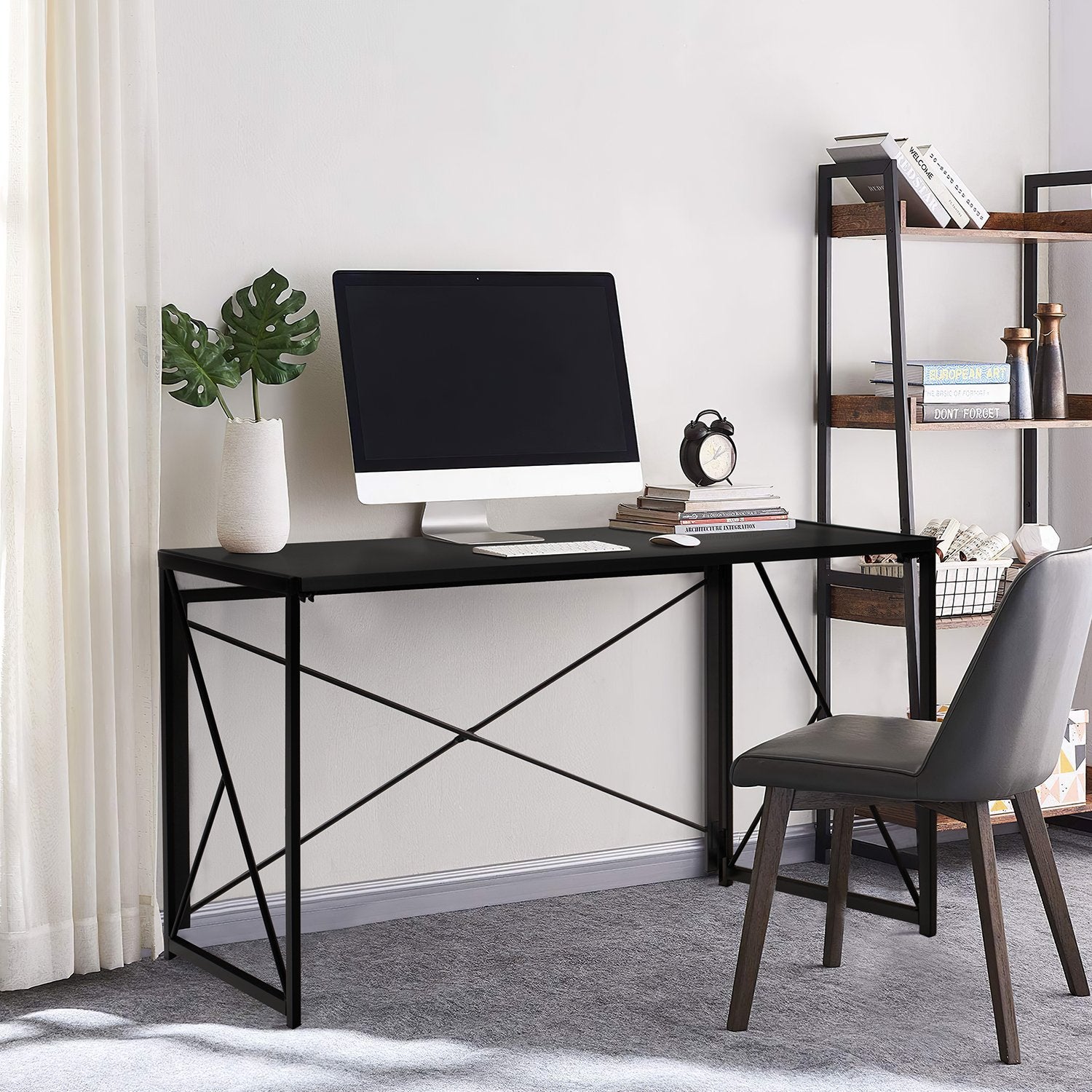 39 Inch Desk Example Homall 39 Inch Folding Office Desk Home Worktable For Small Space ...