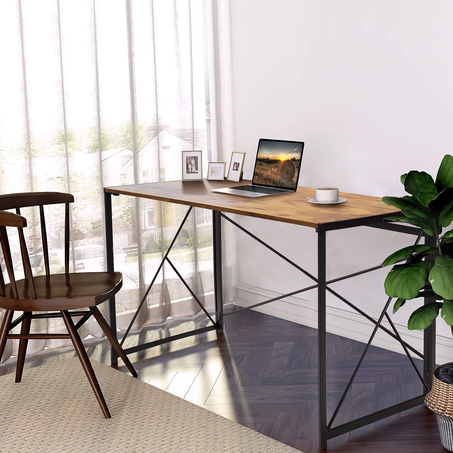 39 Inch Desk Example Homall 39 Inch Folding Office Desk Home Worktable For Small Space ...