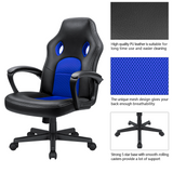 Homall Gaming Chair Leather Office Desk Chair High Back Ergonomic Adjustable Swivel Executive Computer Chair Rolling Task