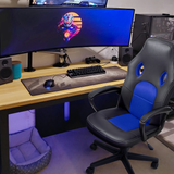 Homall Gaming Chair Leather Office Desk Chair High Back Ergonomic Adjustable Swivel Executive Computer Chair Rolling Task