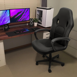 Homall Gaming Chair Leather Office Desk Chair High Back Ergonomic Adjustable Swivel Executive Computer Chair Rolling Task
