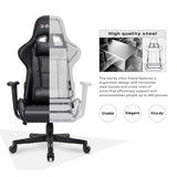 Homall Gaming Chair Racing Chair Computer Desk Chair with Headrest and Lumbar Support