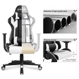Homall Gaming Chair Racing Chair Computer Desk Chair with Headrest and Lumbar Support