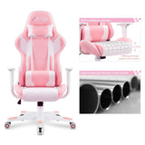 Homall Gaming Chair Racing Chair Computer Desk Chair with Headrest and Lumbar Support