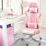 Homall Gaming Chair Racing Chair Computer Desk Chair with Headrest and Lumbar Support