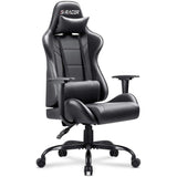 Homall Gaming Chair Office Chair High Back Racing Computer Chair PU Leather Adjustable Seat Height Swivel Chair Ergonomic Executive Chair with Headrest