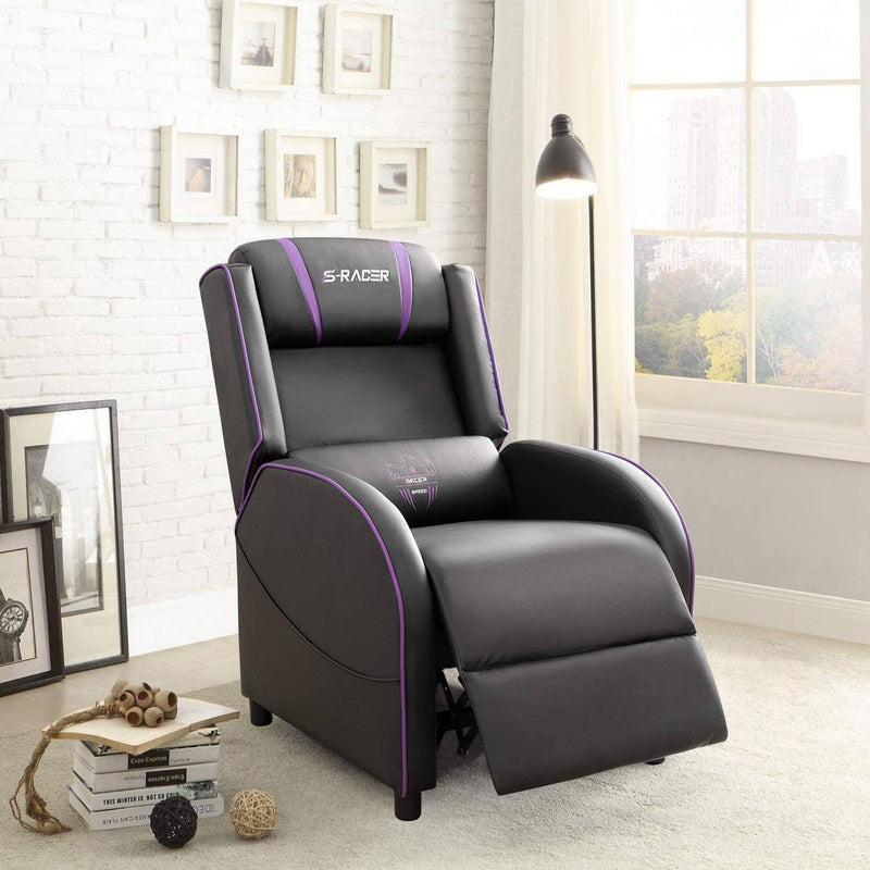 Homall Gaming Recliner Chair PU Leather, Home Theater Seating