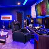 Homall Gaming Recliner Chair PU Leather, Home Theater Seating
