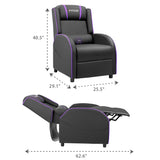 Homall Gaming Recliner Chair PU Leather, Home Theater Seating