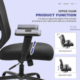 Homall Mesk Office Chair with Adjustable Armrests, Swivel Conference Chair