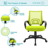 Homall Office Chair Ergonomic Mid Back Swivel Mesh Chair Height Adjustable Lumbar Support Computer Desk Chair with Armrest